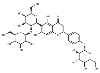 Isosaponarin 2''-O-glucoside (Isovitexin-2''-4'-di-O-beta-D-glucoside)
