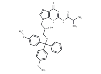 (S)-9-[3-(4,4'-Dime   thoxytrityloxy)-2-hydroxypropyl]-N2-isobutyrylguanine