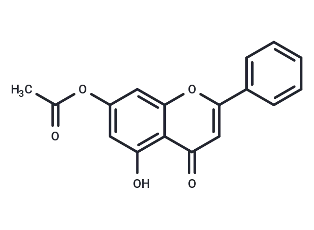5-Hydroxy-7-acetoxyflavone