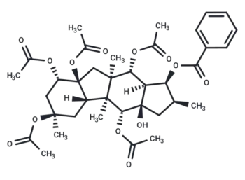 5,8,9,10,14-Pentaacetoxy-3-benzoyloxy-15-hydroxypepluane