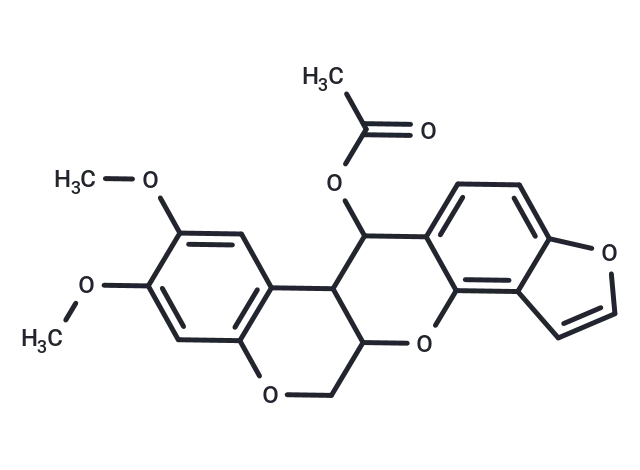 12-Deoxo-12α-acetoxyelliptone 12-Deoxo-12α-acetoxyelliptone