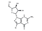 8-Aza-7-bromo-7-deazaguanosine