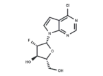 6-Chloro-7-deazapurine-2F-β-D-arabinofuranose