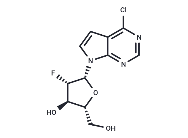 6-Chloro-7-deazapurine-2F-β-D-arabinofuranose