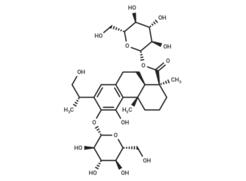 19-O-beta-D-carboxyglucopyranosyl-12-O-beta-D-glucopyranosyl-11,16-dihydroxyabieta-8,11,13-triene