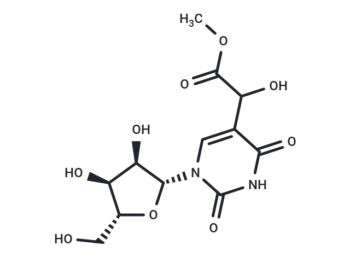 5-(1-Hydroxy)(methoxycarbonyl)methyl   uridine
