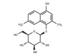 2,7-Dimethyl-1,4-dihydroxynaphthalene 1-O-glucoside