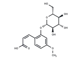 cis-2-Hydroxy 4-methoxycinnamic acid 2-glucoside