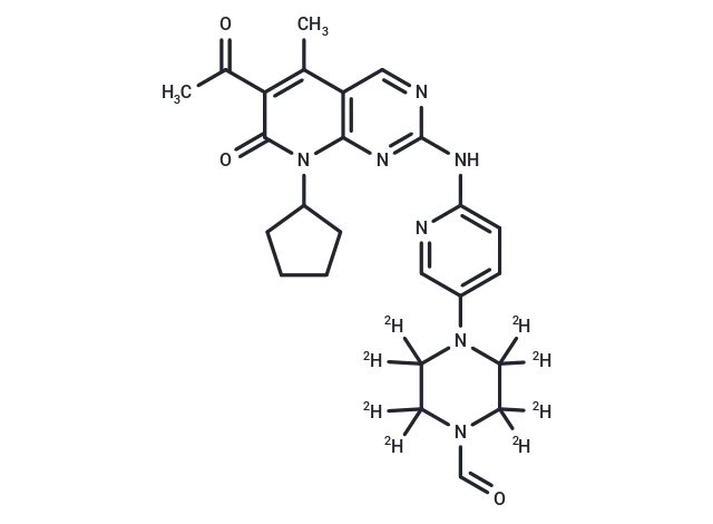 N-Formyl Palbociclib-d8