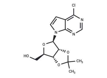 4-Chloro-7-(2,3-O-isopropylidene-β-D-ribofuranosyl)-7H-pyrrolo[2,3-d]pyrimidine