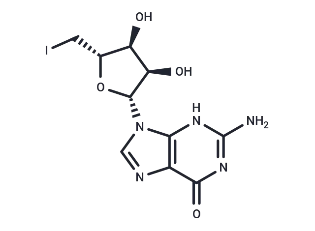 5'-Deoxy-5'-iodoguanosine 5'-Deoxy-5'-iodoguanosine