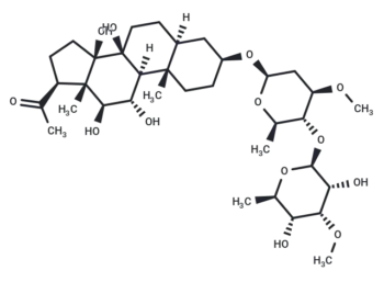 3-O-6-Deoxy-3-O-methyl-β-D-allopyranosyl-(1→4)-β-D-oleandropyranosyl-tenacigenin C
