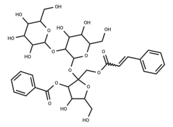 2'-cinnamoyl-3'-benzoyl-(2-O-α-glucosyl)-Sucrose