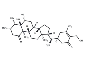 3β,4β,5α,6β,27-pentahydroxy-1-oxo-with-24-enolide