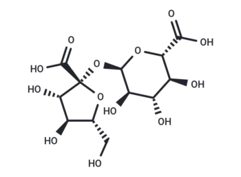 α-D-Glucopyranosiduronic acid,β-D-arabino-2-hexulofuranosonosyld