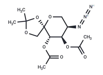 5-Azido-5-deoxy-3,4-di-O-acetyl-1,2-O-isopropylidene-β-D-fructose