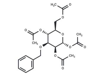 α-D-Mannopyranose, 3-O-(phenylmethyl)-, 1,2,4,6-tetraacetate