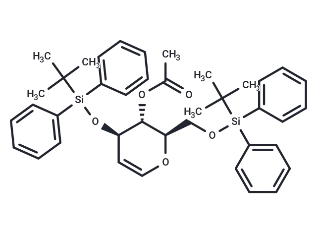4-O-Acetyl-3 4-O-Acetyl-3,6-di-O-(tert-butyldiphenylsilyl)-D-glucal