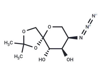 5-Azido-5-deoxy-1,2-O-(1-methylethylidene)-β-D-fructopyranose