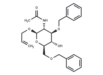 Allyl 2-(acetylamino)-2-deoxy-3,6-bis-O-benzyl-β-D-glucopyranoside