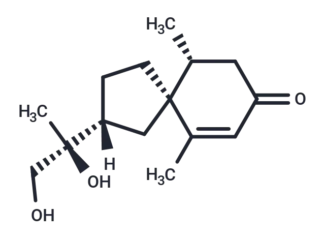 11S 11S,12-Dihydroxyspirovetiv-1(10)-en-2-one