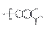 5-Acetyl-6-hydroxy-2-(1-hydroxy-1-methylethyl)benzofuran