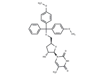 5'-O-(4,4-Dimethoxytrityl)-3'-deoxy-5-methyluridine