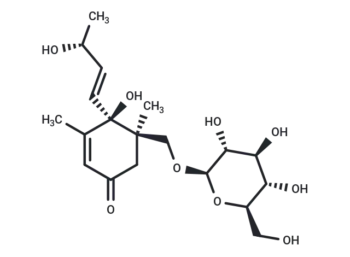 (1R,6R,9R)-6,9,11-Trihydroxy-4,7-megastigmadien-3-one 11-O-glucoside