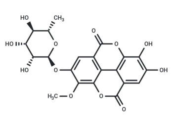 3-O-Methylellagic acid 4-O-rhamnoside