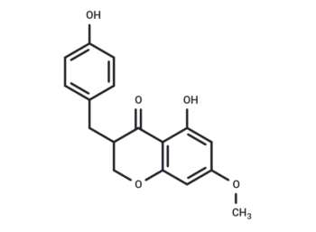 5-Hydroxy-3-(4-hydroxybenzyl)-7-methoxychroman-4-one
