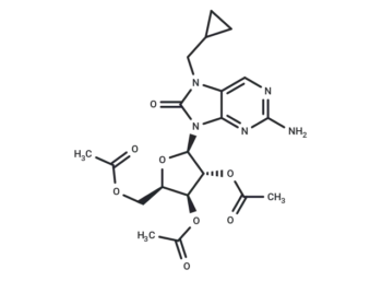 [(2R,3S,4R,5R)-3,4-diacetyloxy-5-[2-amino-7-(cyclopropylmethyl)-8-oxopurin-9-yl]oxolan-2-yl]methyl acetate