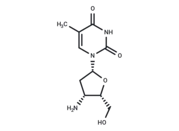1-(3-beta-Amino-2,3-dideoxy-beta-D-threopenta-furanosyl)thymine