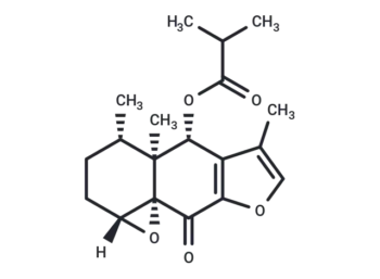 1β,10β-Epoxy-6β-isobutyryloxy-9-oxofuranoeremophilane