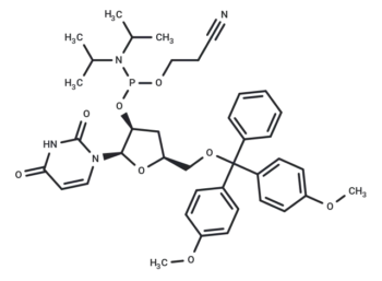5'-O-DMTr-3'-deoxyuridine   2'-CED phosphoramidite