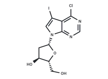4-Chloro-5-iodo-7-(2-deoxy-b-D-ribofuranosyl)-7H-pyrrolo[2,3-d]pyrimidine