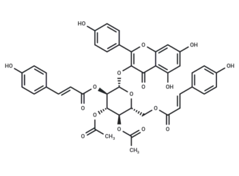 3'',4''-Di-O-acetyl-2'',6''-di-O-p-coumaroylastragalin
