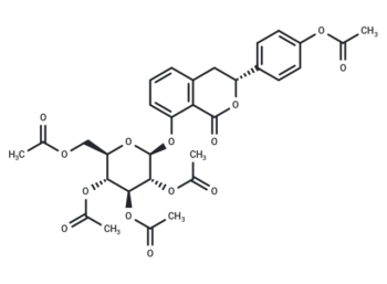 (3R)-Hydrangenol 8-O-glucoside pentaacetate