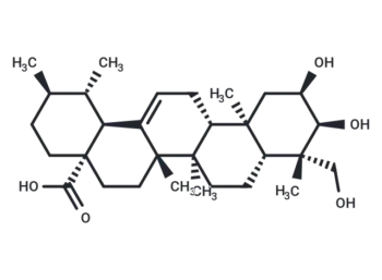2,3,24-Trihydroxy-12-ursen-28-oic acid
