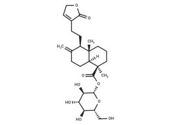 19-[(beta-D-glucopyranosyl)oxy]-19-oxo-ent-labda-8(17),13-dien-16,15-olide