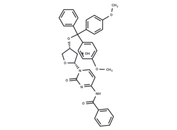 1-[3'-O-[(4,4'-dimethoxytriphenyl)methyl]-a-L-threofuranosyl]-N4-benzoylcytosine