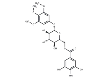 3,4,5-Trimethoxyphenyl-(6-O-galloyl)-O-beta-D-glucopyranoside