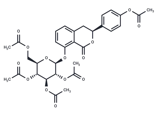 (3S)-Hydrangenol 8-O-glucoside pentaacetate