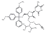 1-(2′-Deoxy-5′-O-DMT-2′-fluoro-b-D-arabinofuranosyl)thymine 3′-CE phosphoramidite