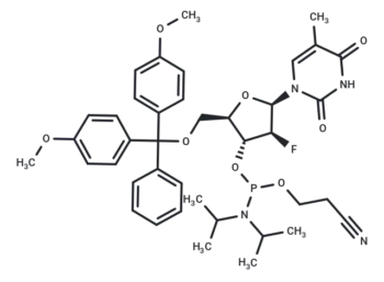 1-(2'-Deoxy-5'-O-DMT-2'-fluoro-b-D-arabinofuranosyl)thymine 3'-CE phosphoramidite
