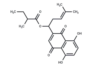(2-Methylbutyryl)shikonin