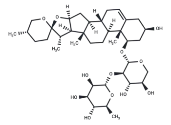 25(S)-Ruscogenin-1-O-α-L-rhamnopyranosyl (1→2)-β-D-xylopyranoside