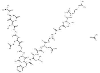Fibrinopeptide A, human acetate