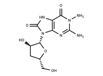 1-Amino-3'-deoxy-7,8-dihydro-8-oxoguanosine