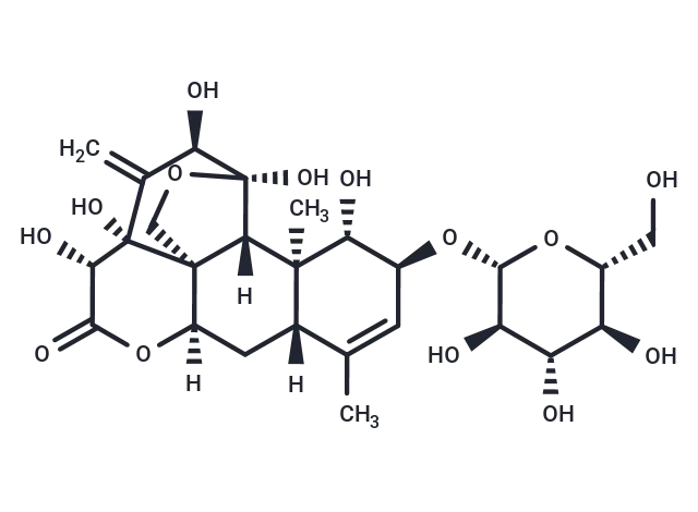 Eurycomanol 2-O-β-D-glucopyranoside