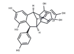 (+)-Isoampelopsin F